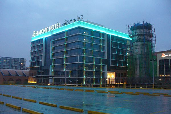 988pay钱包照明的户外装饰灯用在菲律宾旅馆工程项目